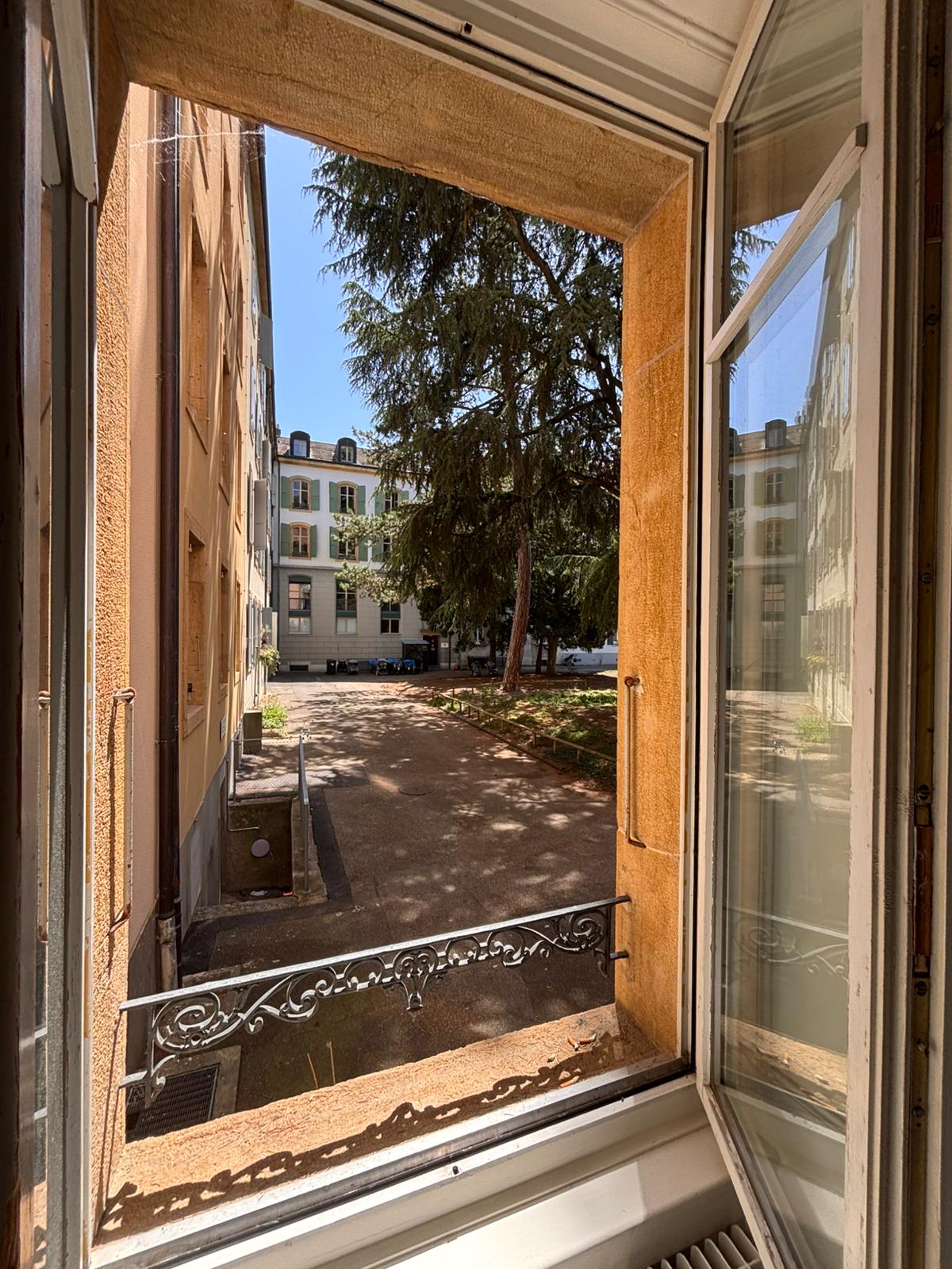 Vue cour